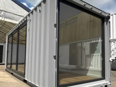 20ft x 8ft Custom Shipping Container Converted Office