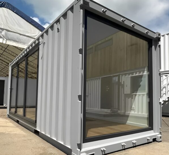 20ft x 8ft Custom Shipping Container Converted Office