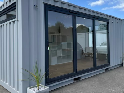 20ft x 8ft Custom Shipping Container Converted Office
