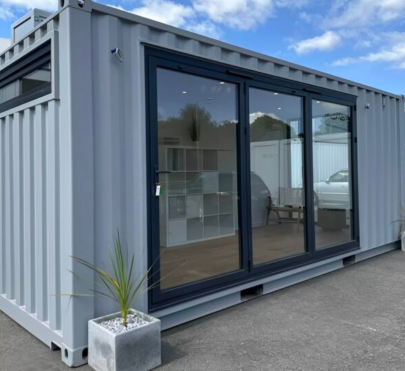 20ft x 8ft Custom Shipping Container Converted Office