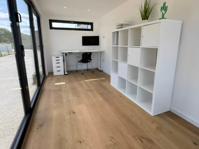 20ft x 8ft Custom Shipping Container Converted Office